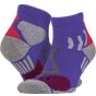Spiro Technical compression sports socks purple
