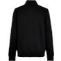 Kustom Kit Quilted Full Zip Sweatshirt Regular Fit Black