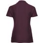 Russell Polo piqué femme RUSSELL WORKWEAR rouge vin