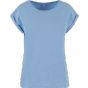 New Morning Studios Ladies regular extended shoulder tee powder_blue