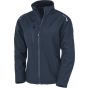 Result Womens recycled 3-layer printable softshell jacket navy
