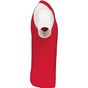 Kariban Polo Baseball red/white