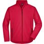 James&Nicholson Men´s Softshell Jacket red