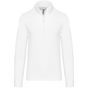 Kariban Sweat-shirt col zippé white