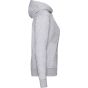 fruit of the loom Ladies classic hooded sweat heather_grey