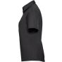 Russell Chemise en Popeline Polyester/Coton classique courtes allongées Femme black