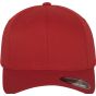 flexfit Wooly Combed Cap red