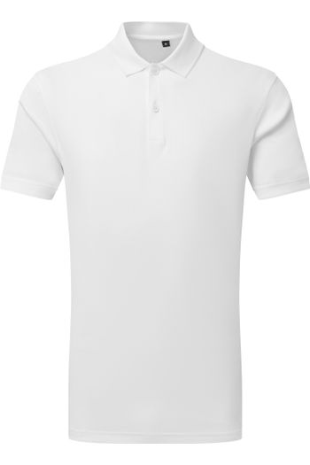 Polo texturé en tissu recyclé homme 