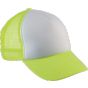 K-up Casquette Trucker enfant - 5 panneaux white/fluorescent_yellow