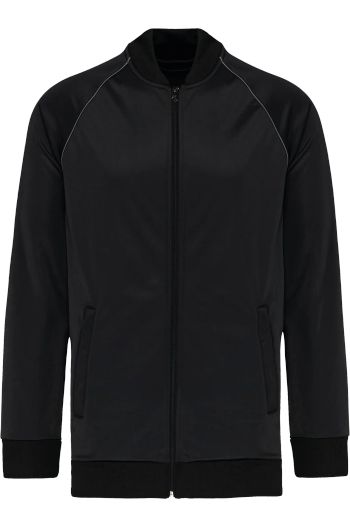 Image produit Veste de survêtement zippée avec liseré unisexe
