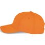 K-up Casquette en coton et polyester recyclés K-loop tracking - 5 panneaux orange
