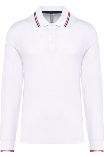 Image produit Polo maille piquée manches longues homme