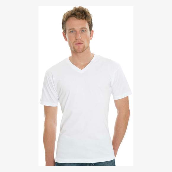 James - Men`s Organic V-Neck T-Shirt Nakedshirt