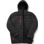 Result Black compass padded winter jacket black/red