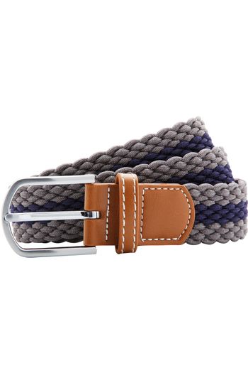 Image produit Ceinture stretch tressée à rayures bicolores