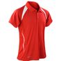Spiro Men's Team Spirit Polo Shirt red/white
