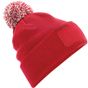 Beechfield Bonnet snowstar® à patch classic_red/off_white