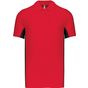 Kariban Polo bicolore FLAG Kariban - red/black - S