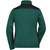 James&Nicholson Ladies´ Knitted Workwear Fleece Jacket -STRONG- dark_green_melange/black