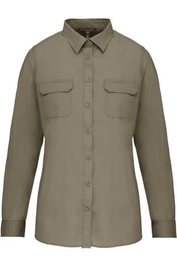 Image produit Chemise safari manches longues femme