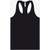 Bella Women's jersey racerback tank black