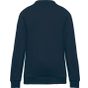 WK Designed To Work Sweat-shirt Day To Day zip poche contrastée unisexe navy/silver