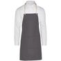 SG Accessories - Bistro Corsica - Cord Bib Apron with Pocket grey