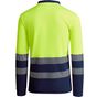 Roly WRK Atrio LS marine/jaune_fluo