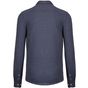 Kariban Chemise Jacquard manches longues jacquard_blue