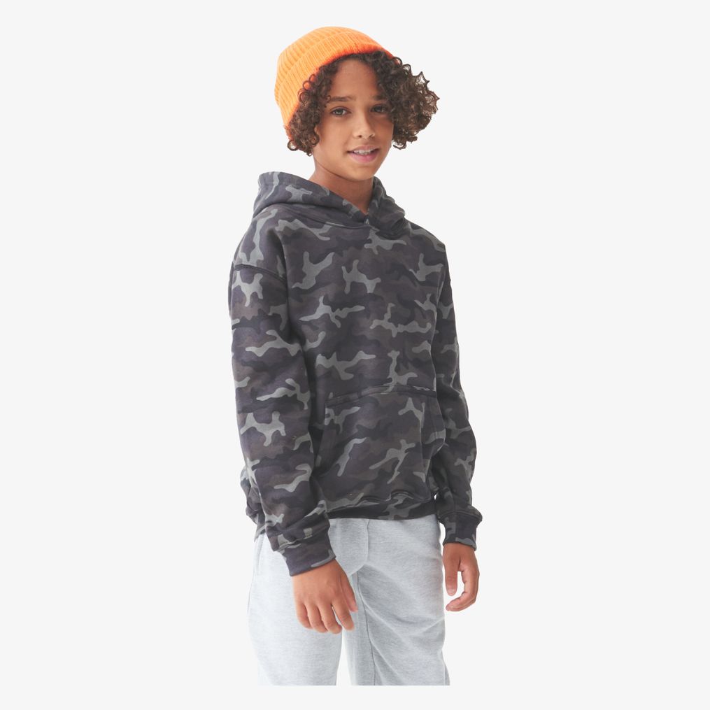 Kids camo Hoodie AWDis Just Hoods