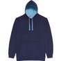 AWDis Just Hoods Varsity Hoodie oxford_navy/hawaiian_blue