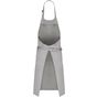 kariban Tablier avec poche en coton Bio snow_grey