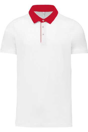 Image produit Polo jersey bicolore homme