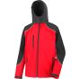 Result Hooded ripstop softshell jacket red/black