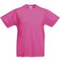 fruit of the loom Original T Kids - fuchsia - 3/4ans