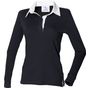 Front Row POLO RUGBY FEMME black/white