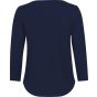 Neutral Ladies 3/4 Sleeve T-Shirt navy