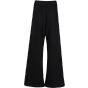 Build Your Brand Ladies Wideleg Sweatpants Black