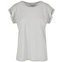 Build Your Brand Ladies Extended Shoulder Tee light_asphalt