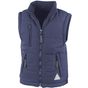 result Bodywarmer junior doublé polaire RESULT navy