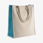 Kimood Sac cabas en coton / jute - 23 L