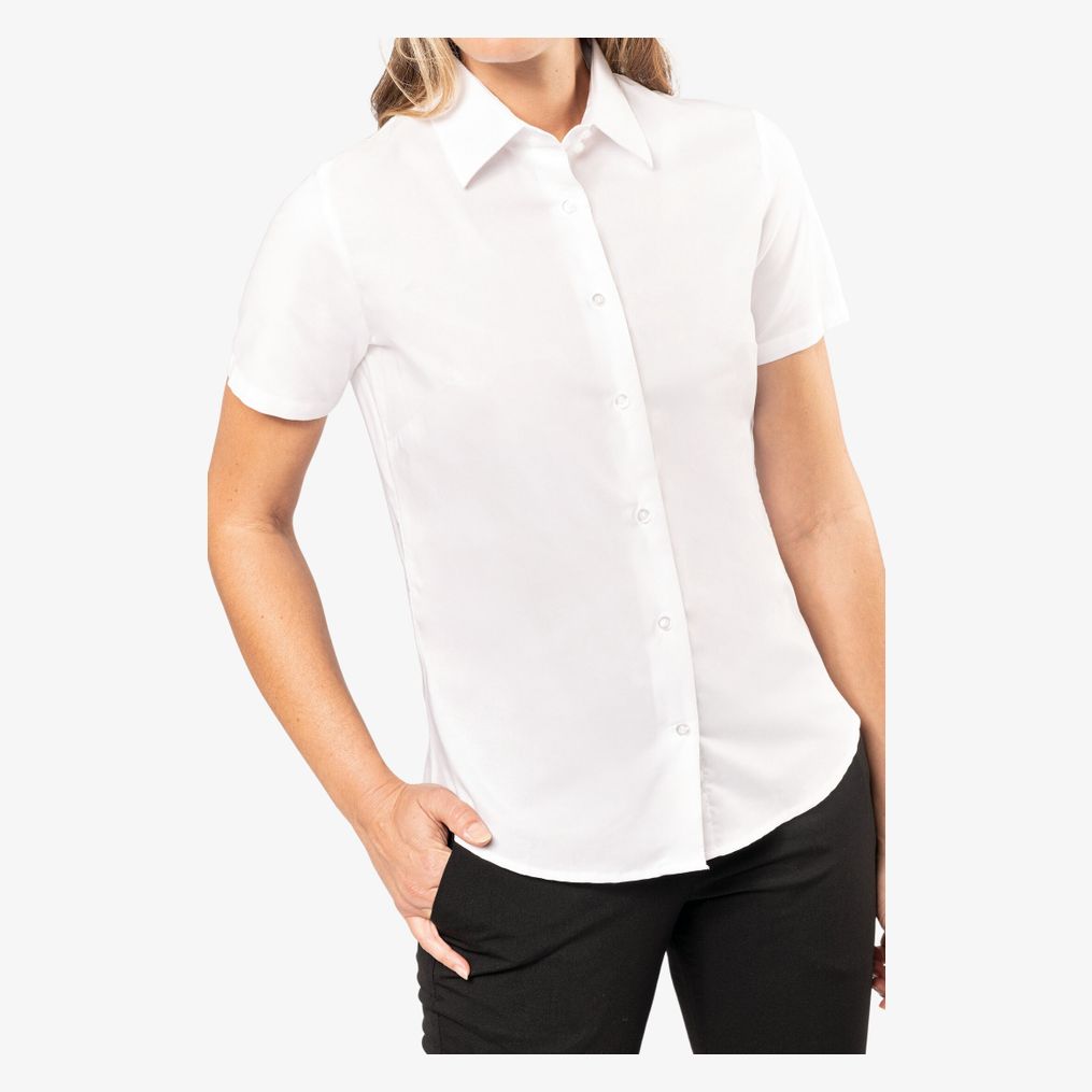 Chemise Oxford manches courtes femme kariban