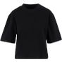 New Morning Studios Ladies oversized tee black