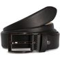 K-up Ceinture classique à bord arrondi réglable black