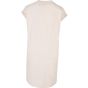 Build Your Brand Ladies Turtle Extended Shoulder Dress pink