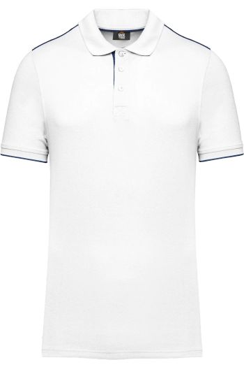 Image produit Polo Day To Day contrasté manches courtes homme