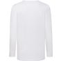 fruit of the loom Long Sleeve Valueweight T Kids blanc