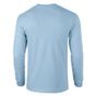 Gildan Adult T-Shirt Ultra-cotton Long Sleeve bleu clair