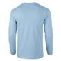 Gildan Adult T-Shirt Ultra-cotton Long Sleeve light_blue