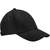 Beechfield Casquette 6 panneaux en toile de coton biologique EarthAware black